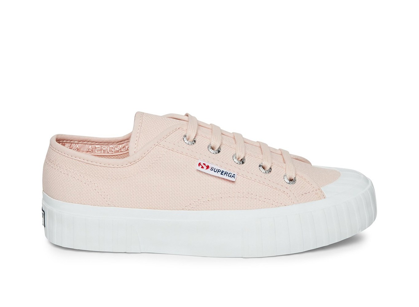 Superga Espadrille Womens - 2630 Stripe - Pink - SVXJN5782